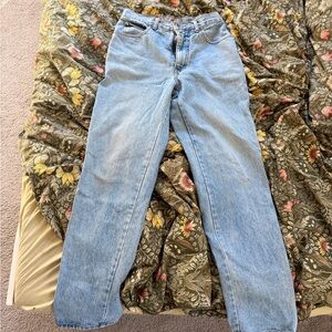 Vintage Bugle Boy Light Blue Women's Straight Leg Jeans